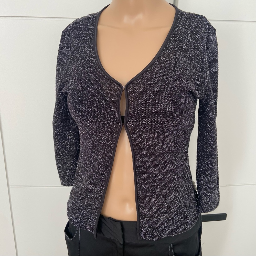 Guess Open Front Metallic Top size medium - Picture 1 of 7